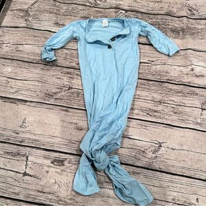 Lou Lou & Co. Blue Newborn Knotted Gown Size 0-3 Months